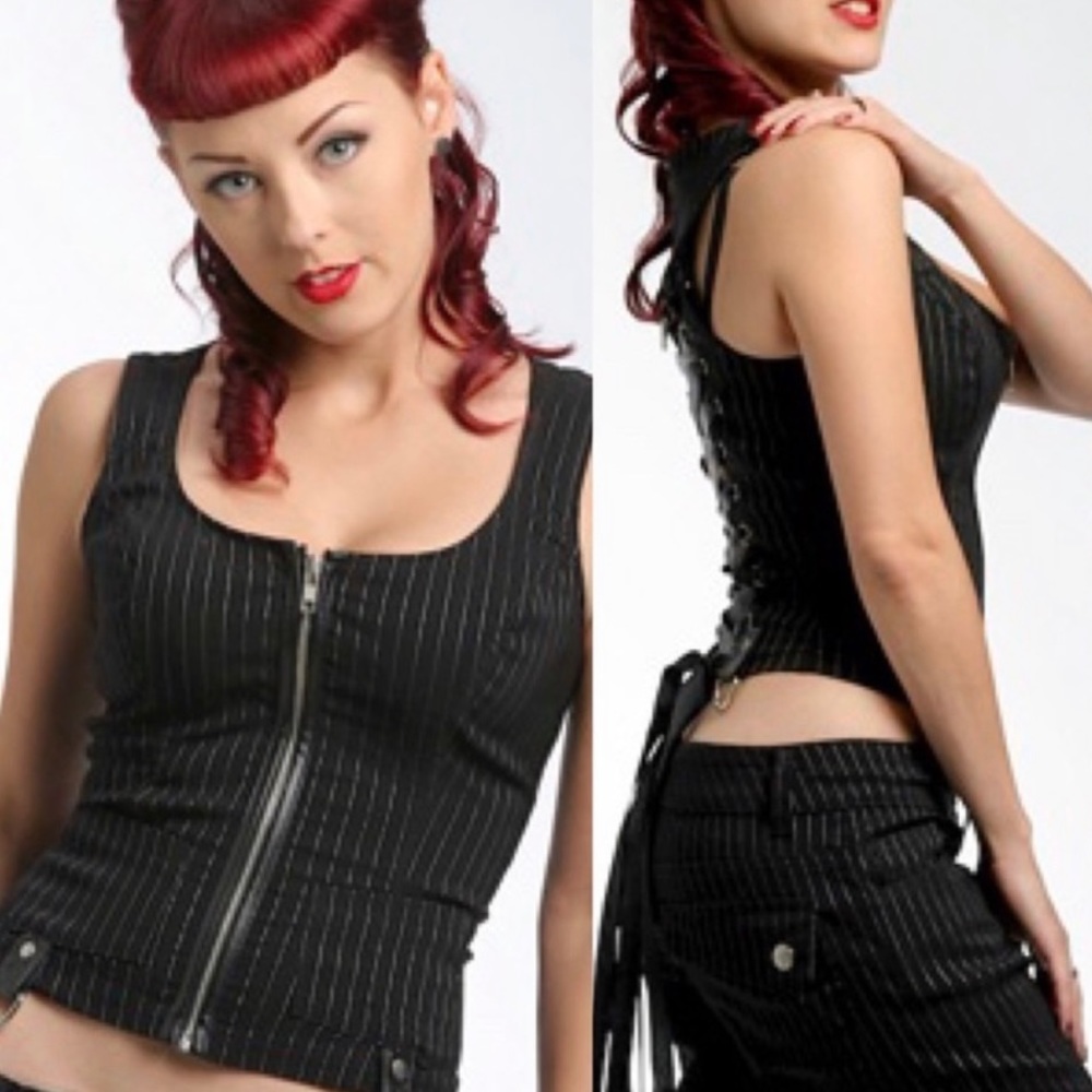 LIP SERVICE  VINTAGE CLOTHING
Carmen Lace Back Top